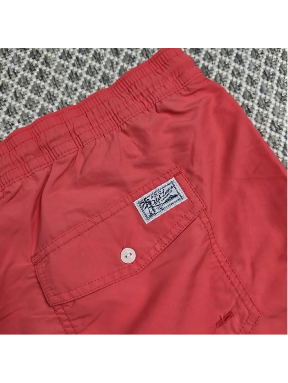 Polo Ralph Lauren Traveler Swim Trunks Mens 5XB Coral Red Big & Tall NWT